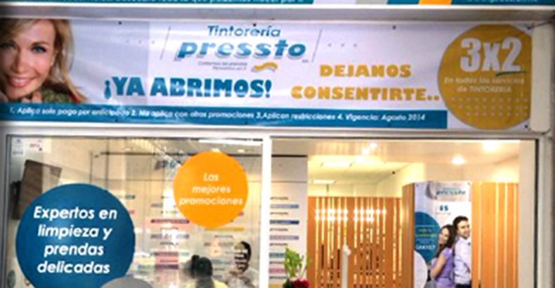 Pressto inaugura 3 nuevos establecimientos en México