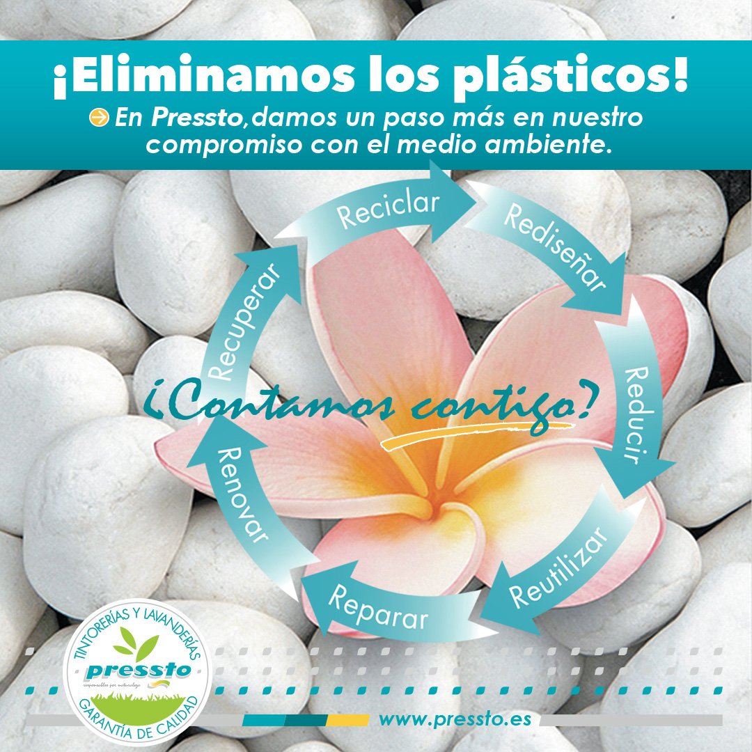 En Pressto eliminamos los plásticos